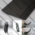 3K twill matte carbon fiber sheet cutting service